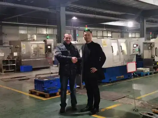 German Customers Come To The Factory To Discuss And Deepen Cooperation